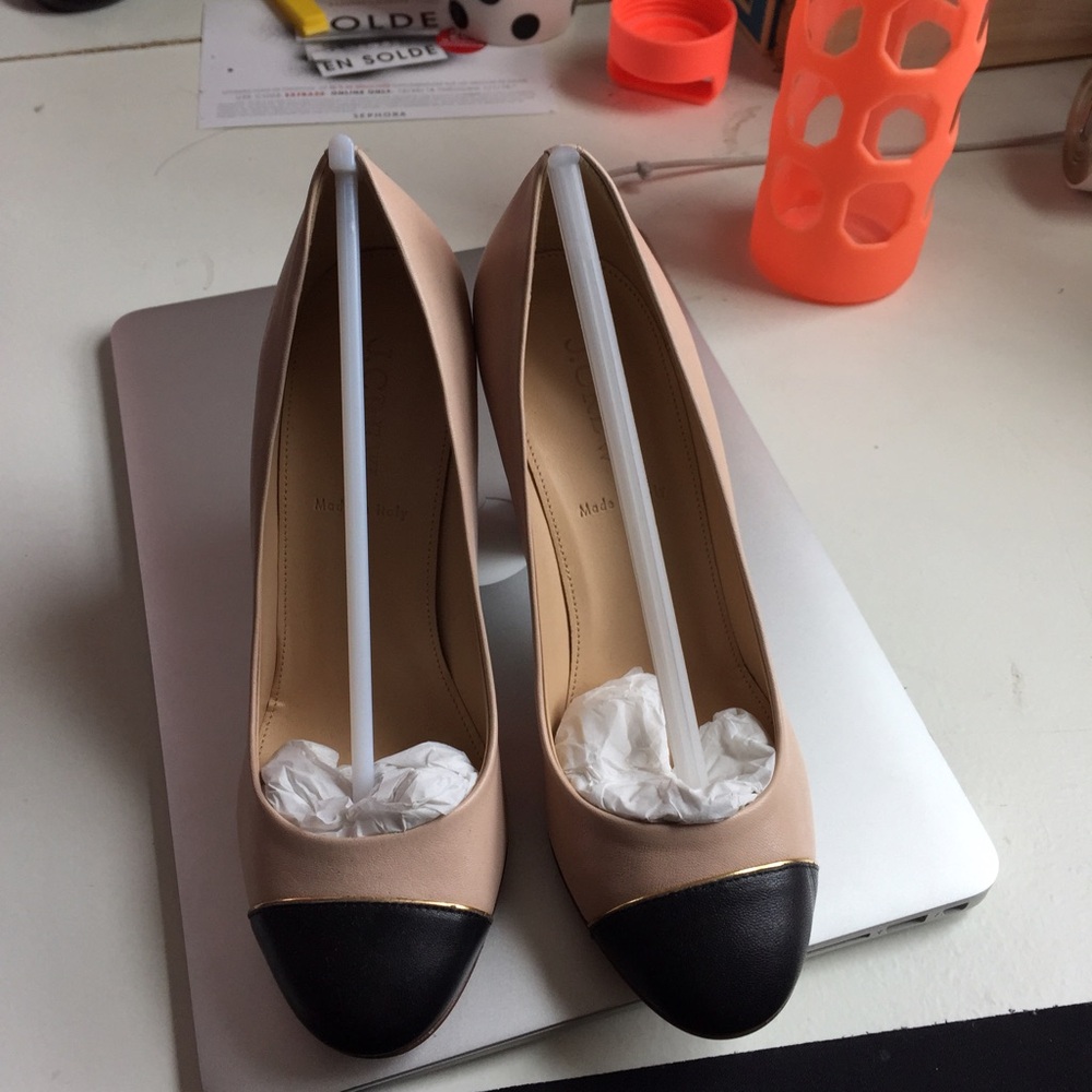J. Crew Beige and Black Women's Shoes